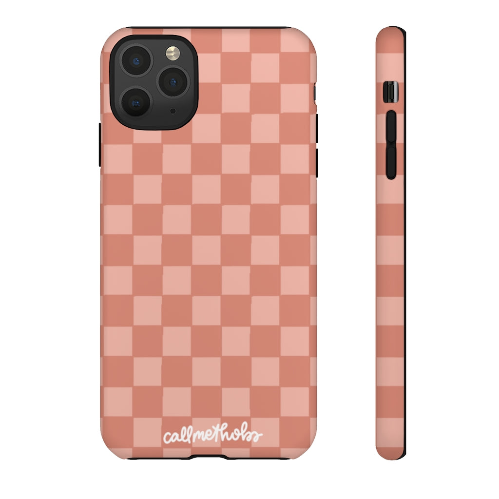 Rose Checkered Phone Case