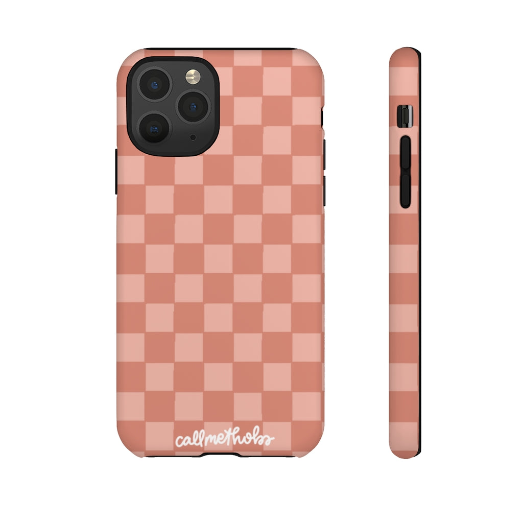 Rose Checkered Phone Case