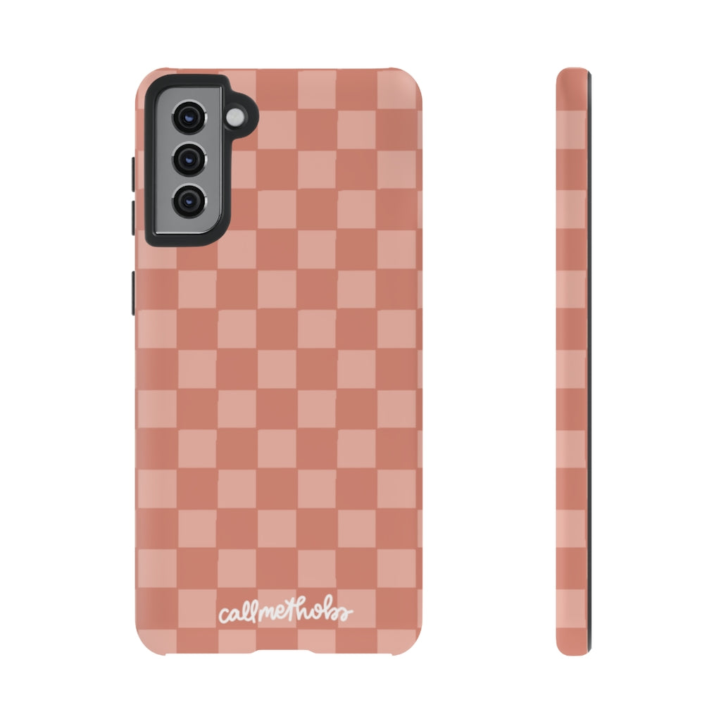 Rose Checkered Phone Case