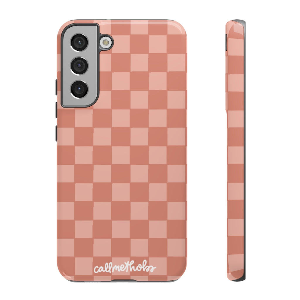 Rose Checkered Phone Case