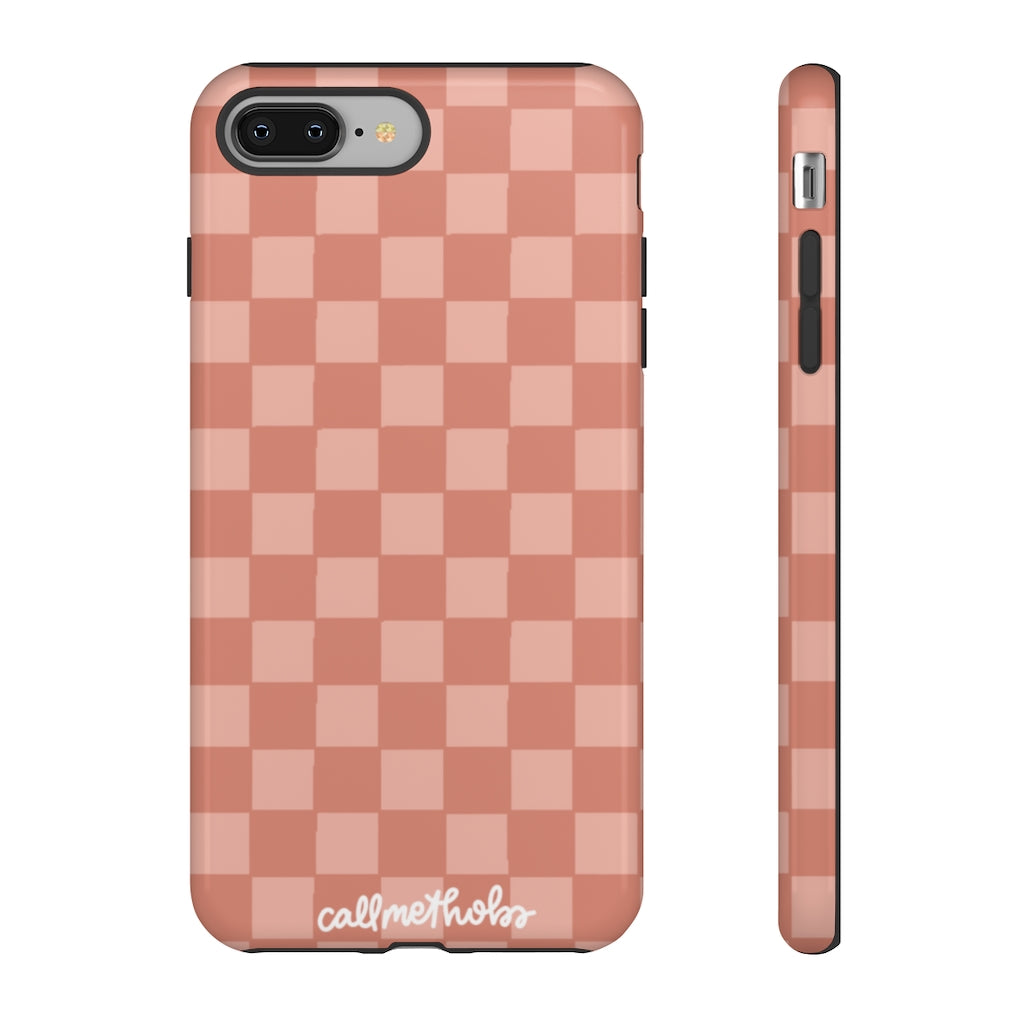 Rose Checkered Phone Case