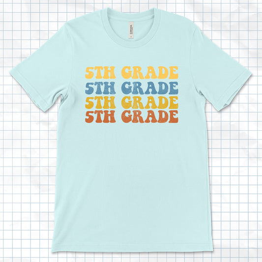 Retro 5th Grade Tee